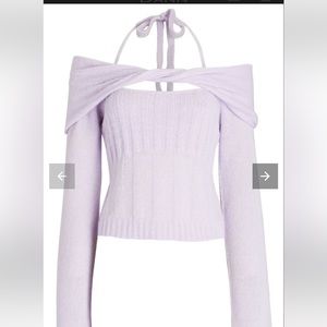 Jonathan Simkhai Cambria off the shoulder top